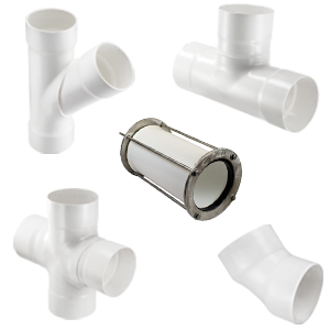 PVC Schedule 40 & 80 Low Pressure Fabricated Fittings